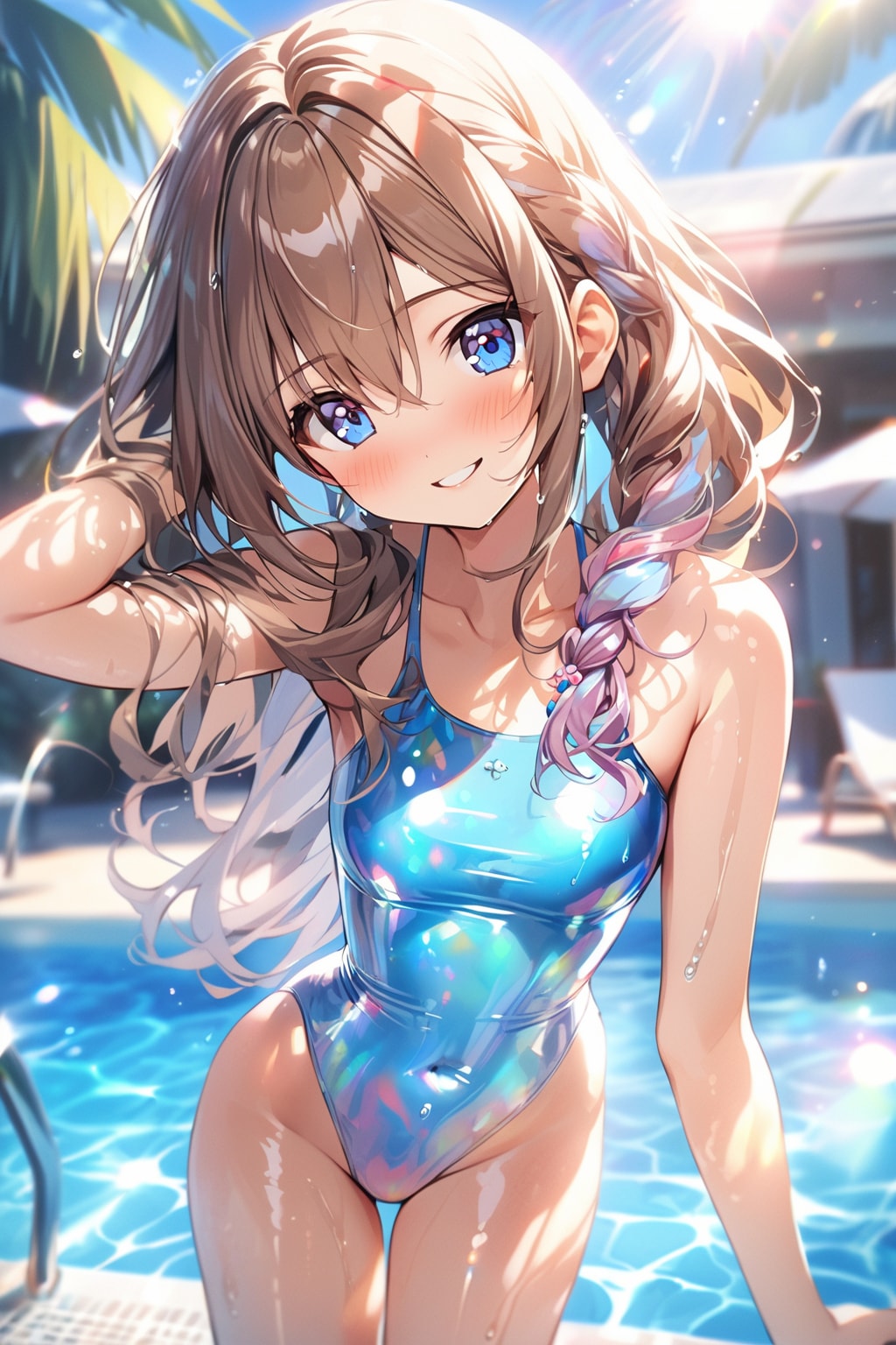 Swimsuit　high-leg one-piece　VEGA