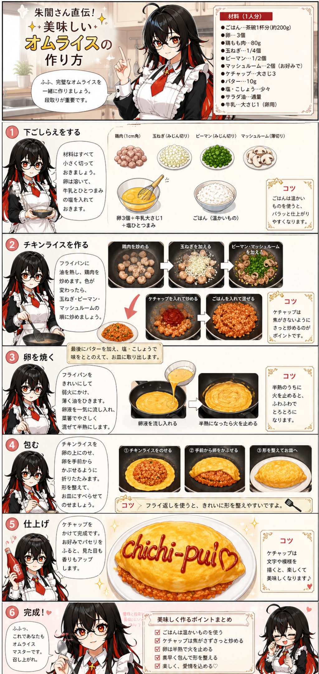朱闇さんのオムライス