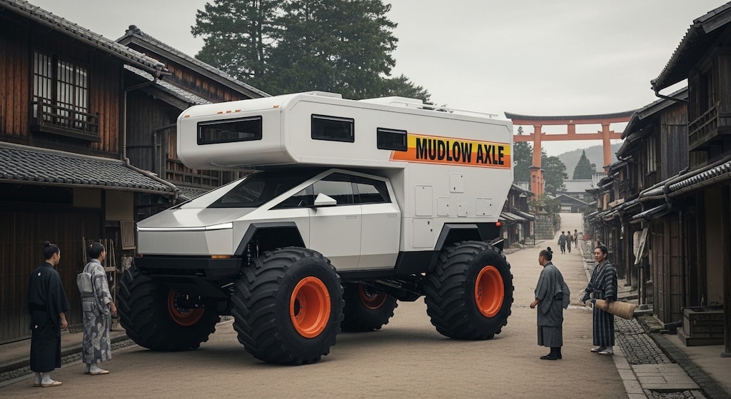 テスラサイバートラックキャンピングカーモンスター