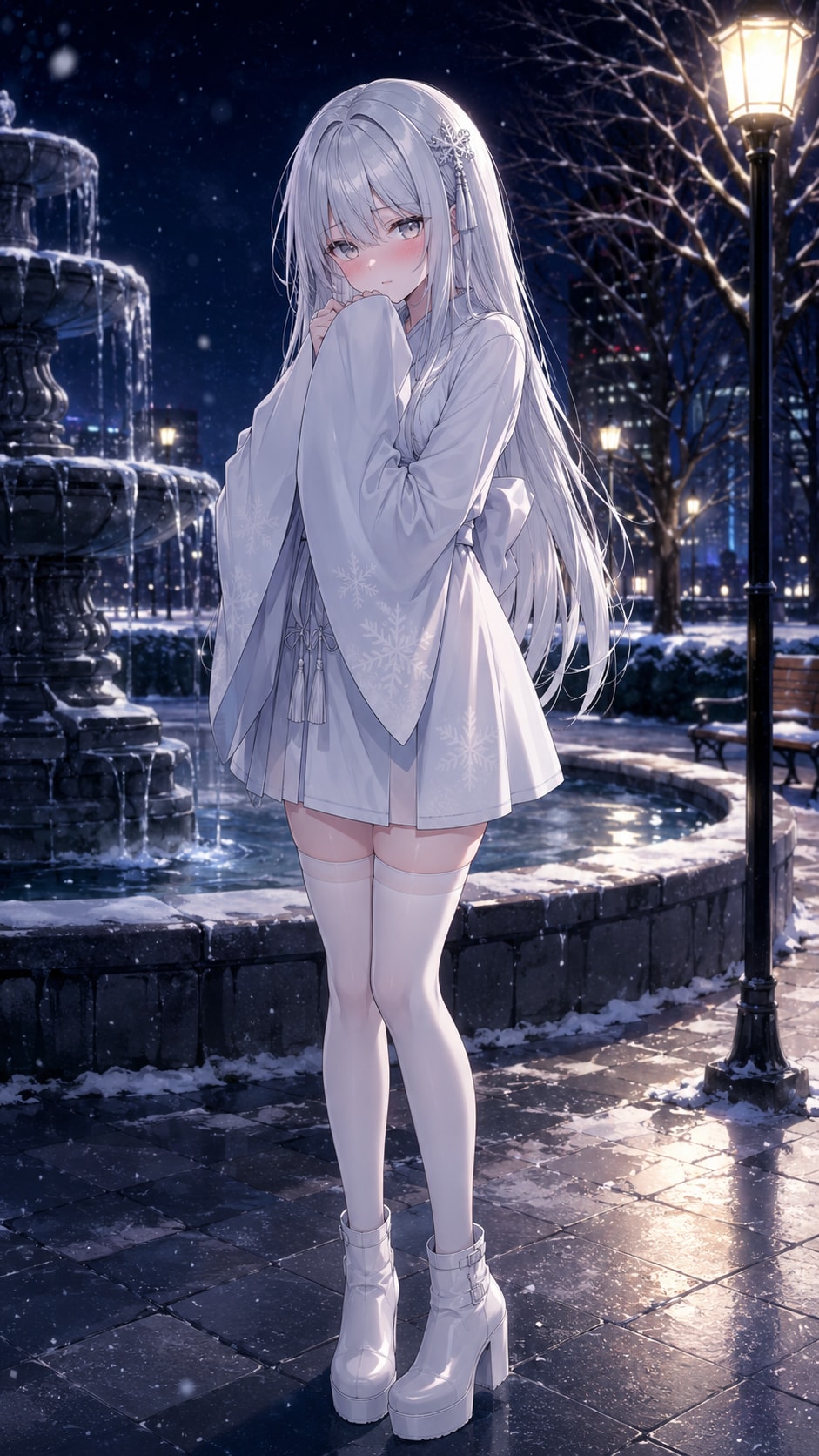 雪女『き、綺麗だなんて、あ、当たり前でしょ･･････でも、ありがと』