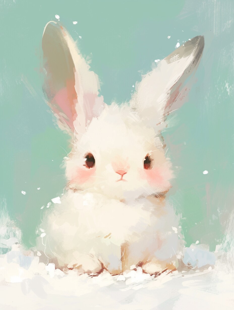 絵本風🐰うさ