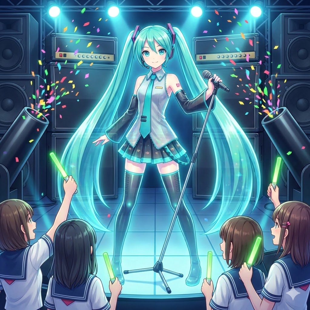 半透明の初音ミク | の人気AIイラスト・グラビア