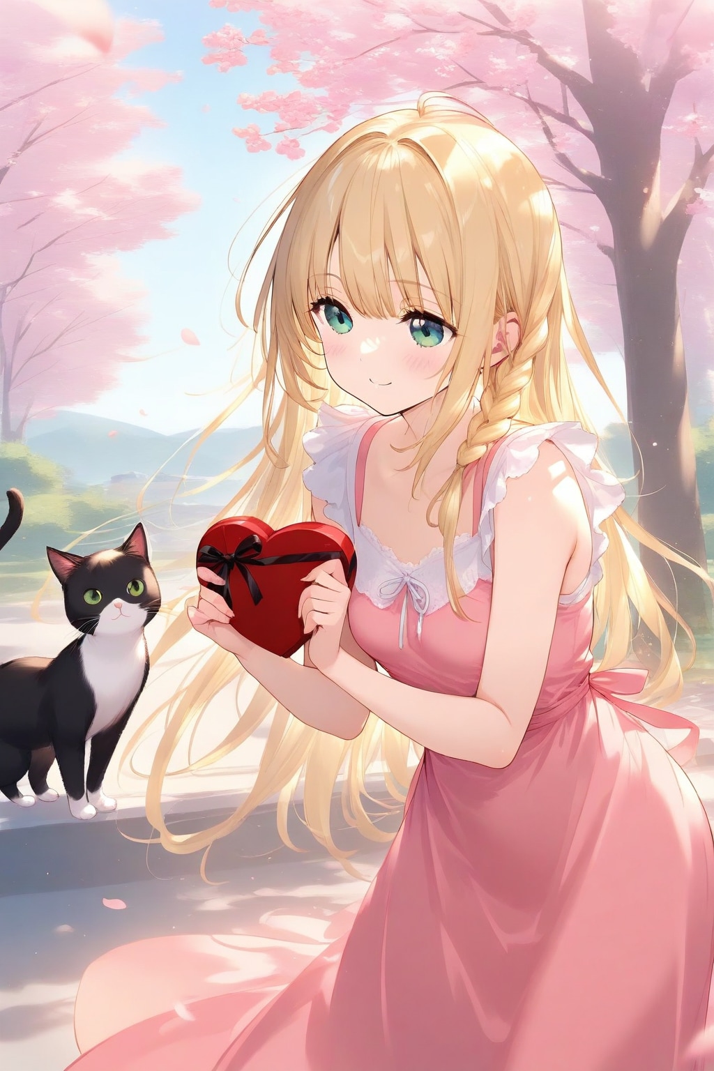 桜色バレンタイン | の人気AIイラスト・グラビア