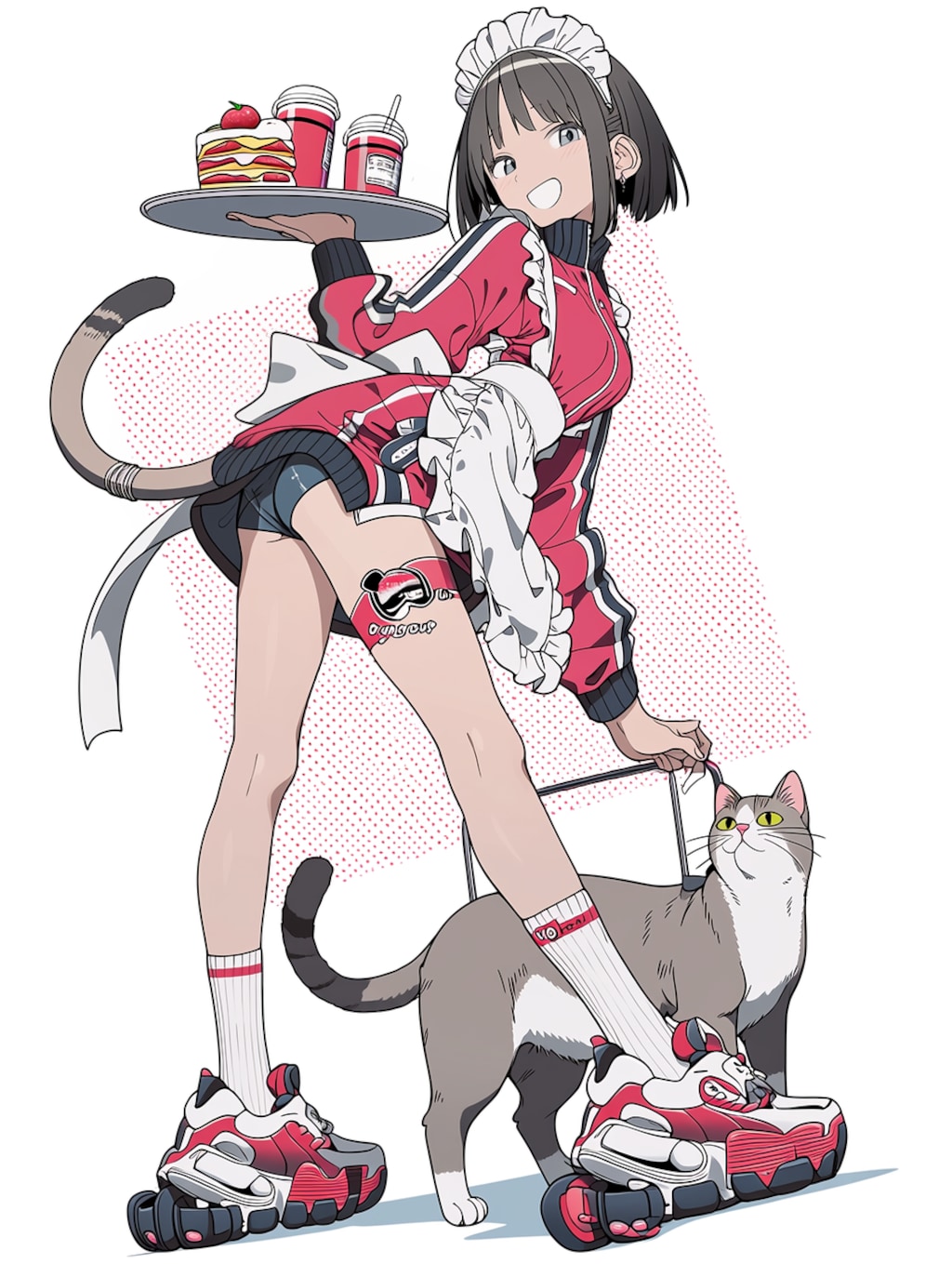 お給仕？動きやすさ重視です。