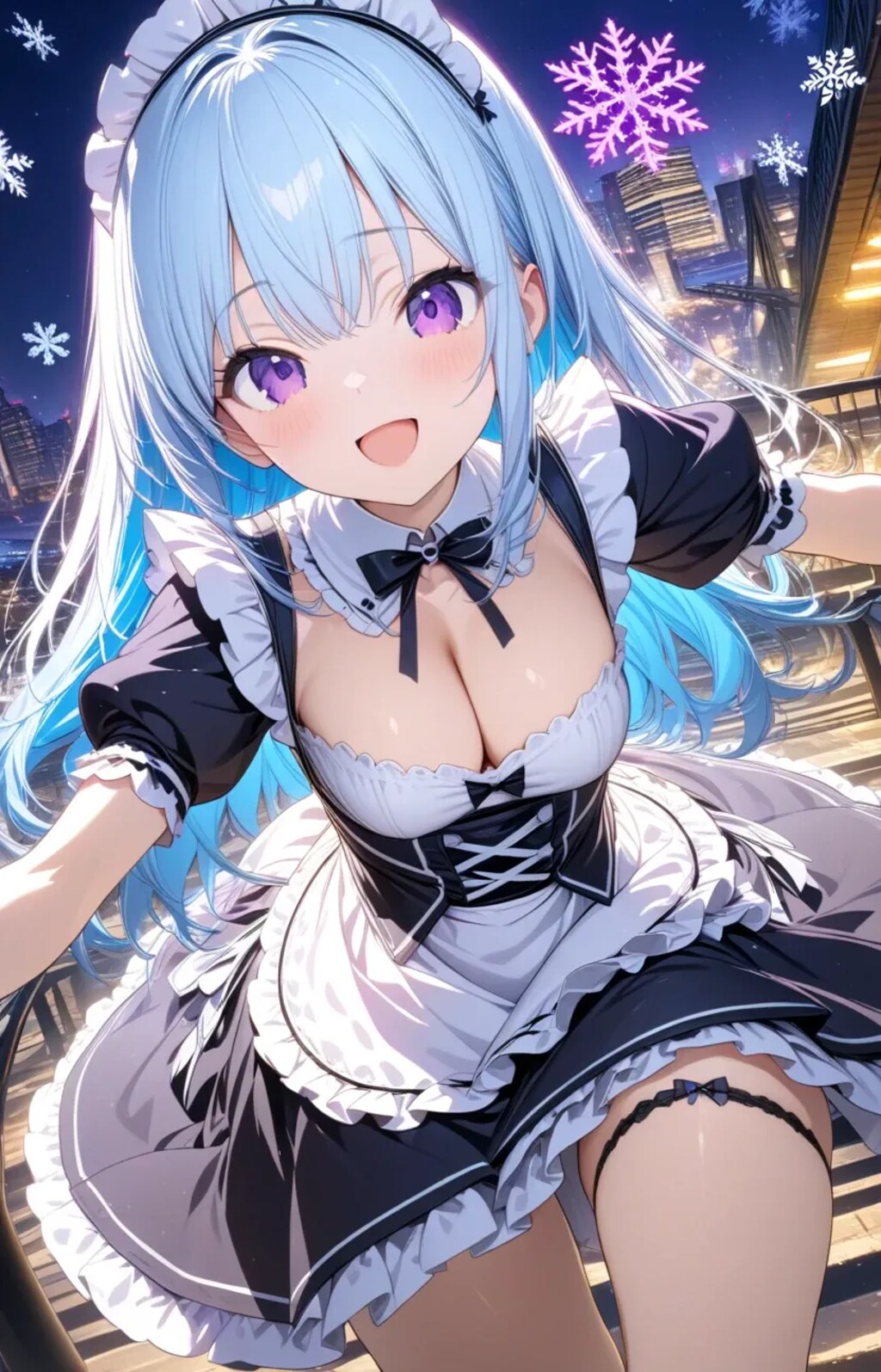 ご主人様〜外が綺麗ですよ〜✨スーパーメイド