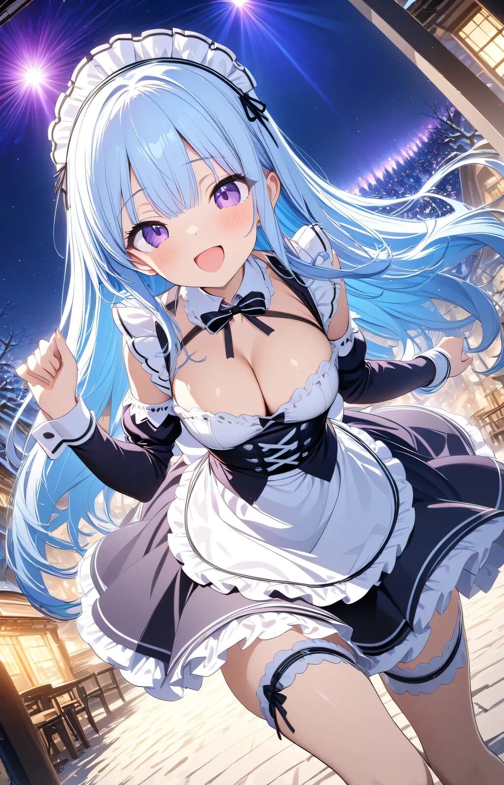 ご主人様〜外が綺麗ですよ〜✨スーパーメイド