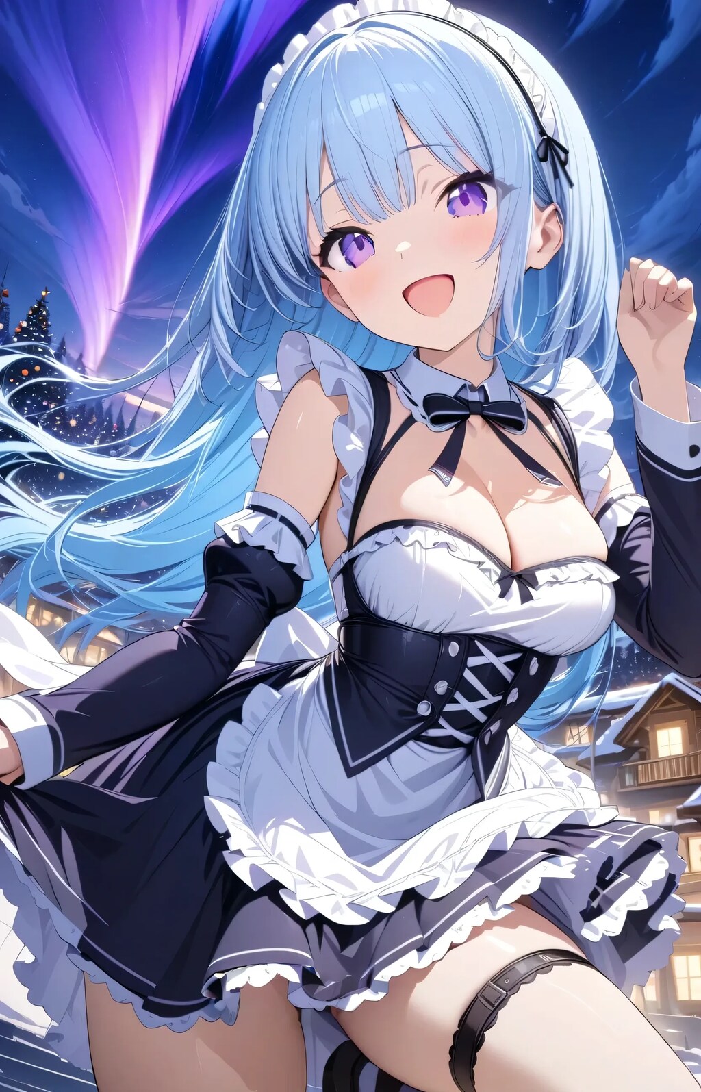 ご主人様〜外が綺麗ですよ〜✨スーパーメイド