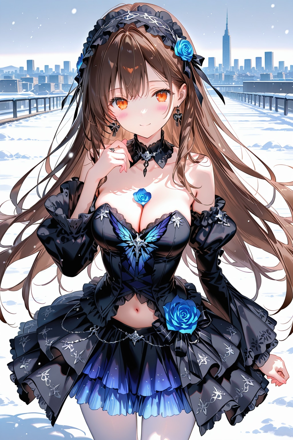 雪国で君と | の人気AIイラスト・グラビア