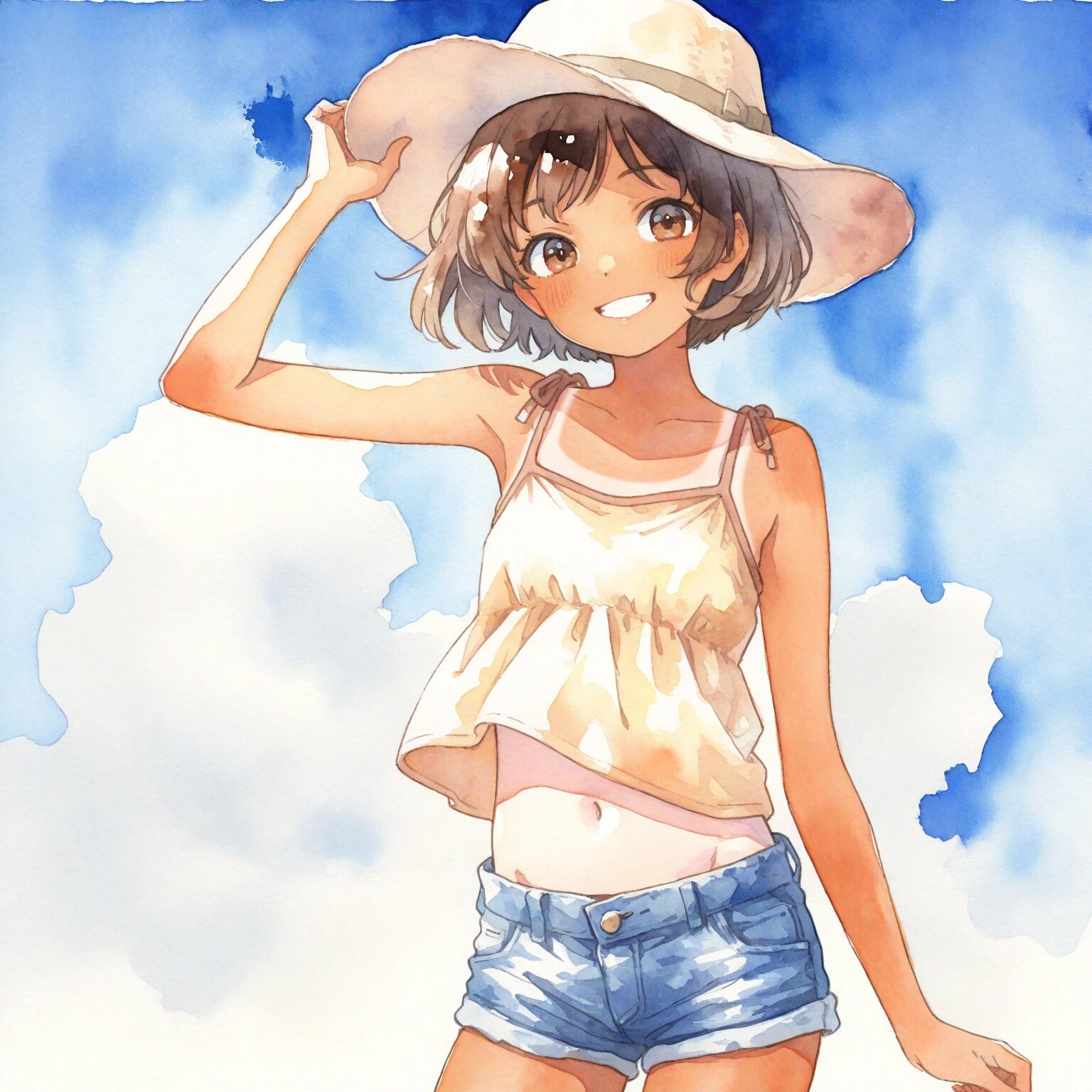 清瀬こむぎのエンドレスサマー | の人気AIイラスト・グラビア
