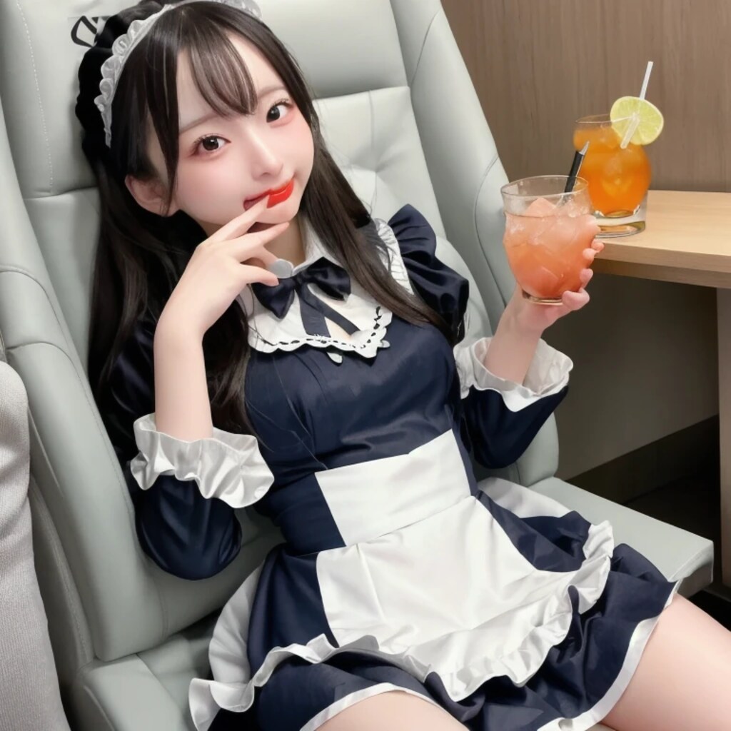 黒髪ロングで漫画喫茶の美女４４