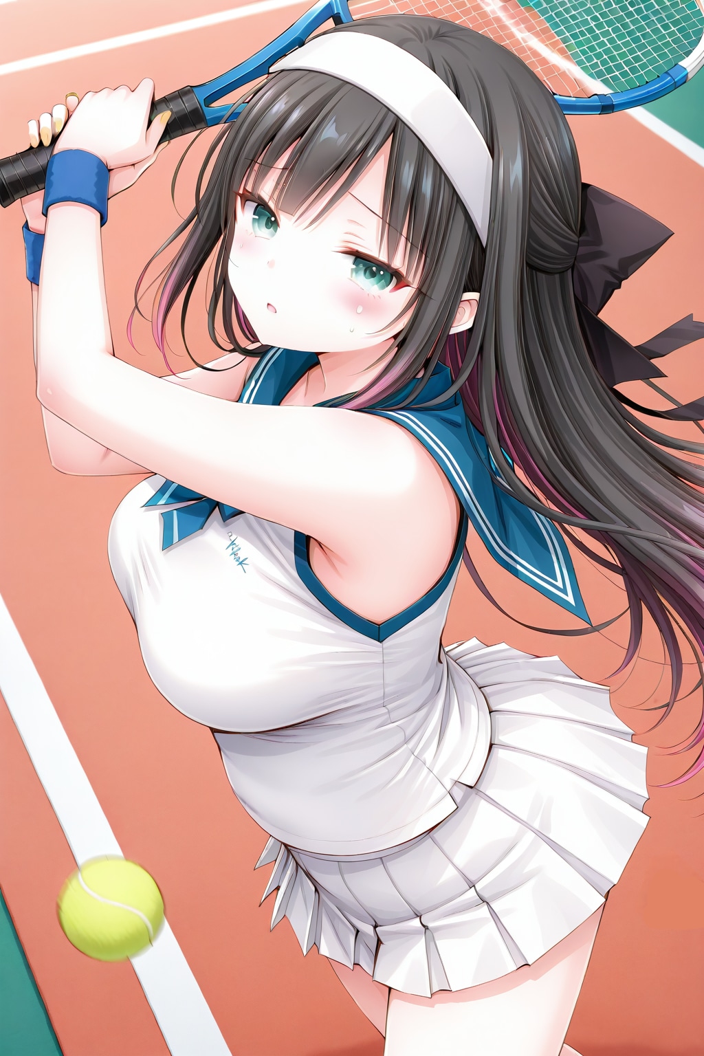 テニス部員の女の子