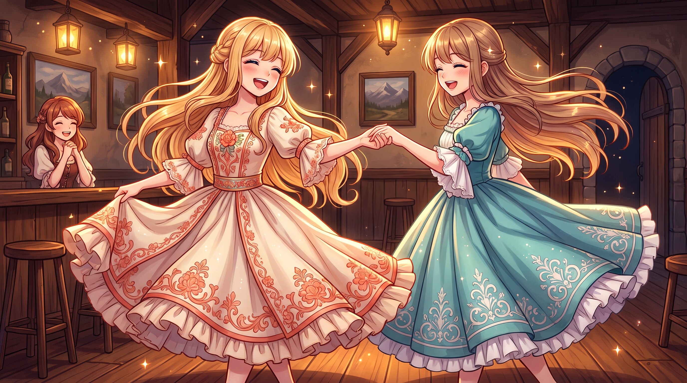 燈火舞宴双姫 | の人気AIイラスト・グラビア