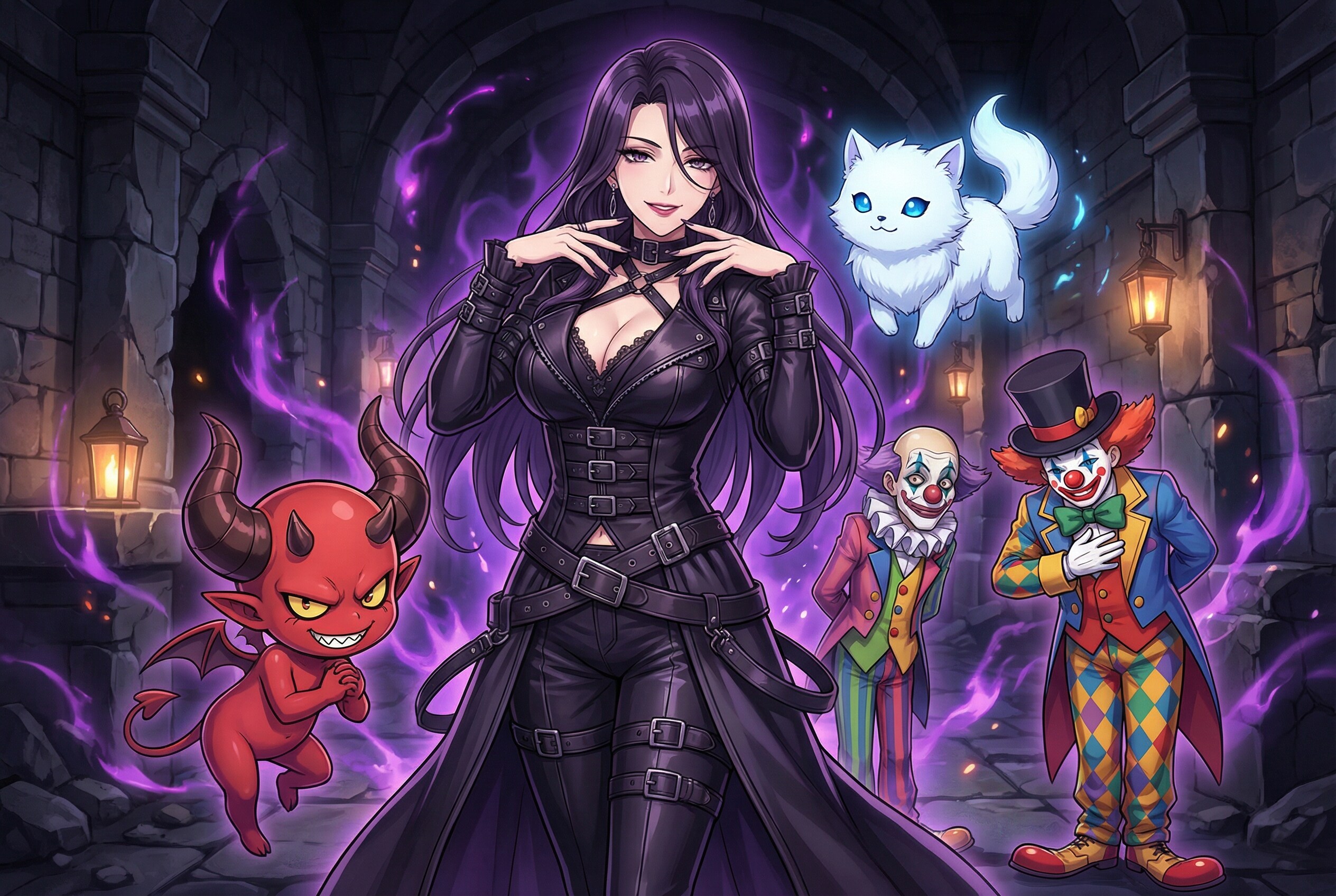 にじさんじヴィラン連合（メロコ、力一、デビデビ、るんちょま、チャイカ） | の人気AIイラスト・グラビア