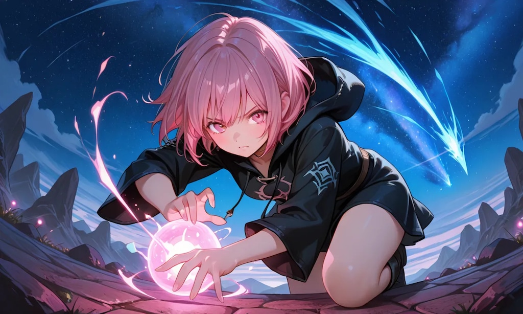 ピンク普通絵