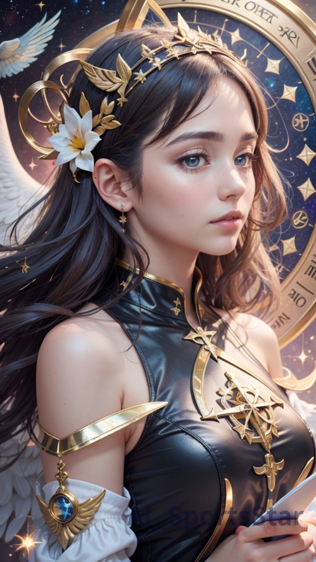 星座占いをしている聖霊アエテル