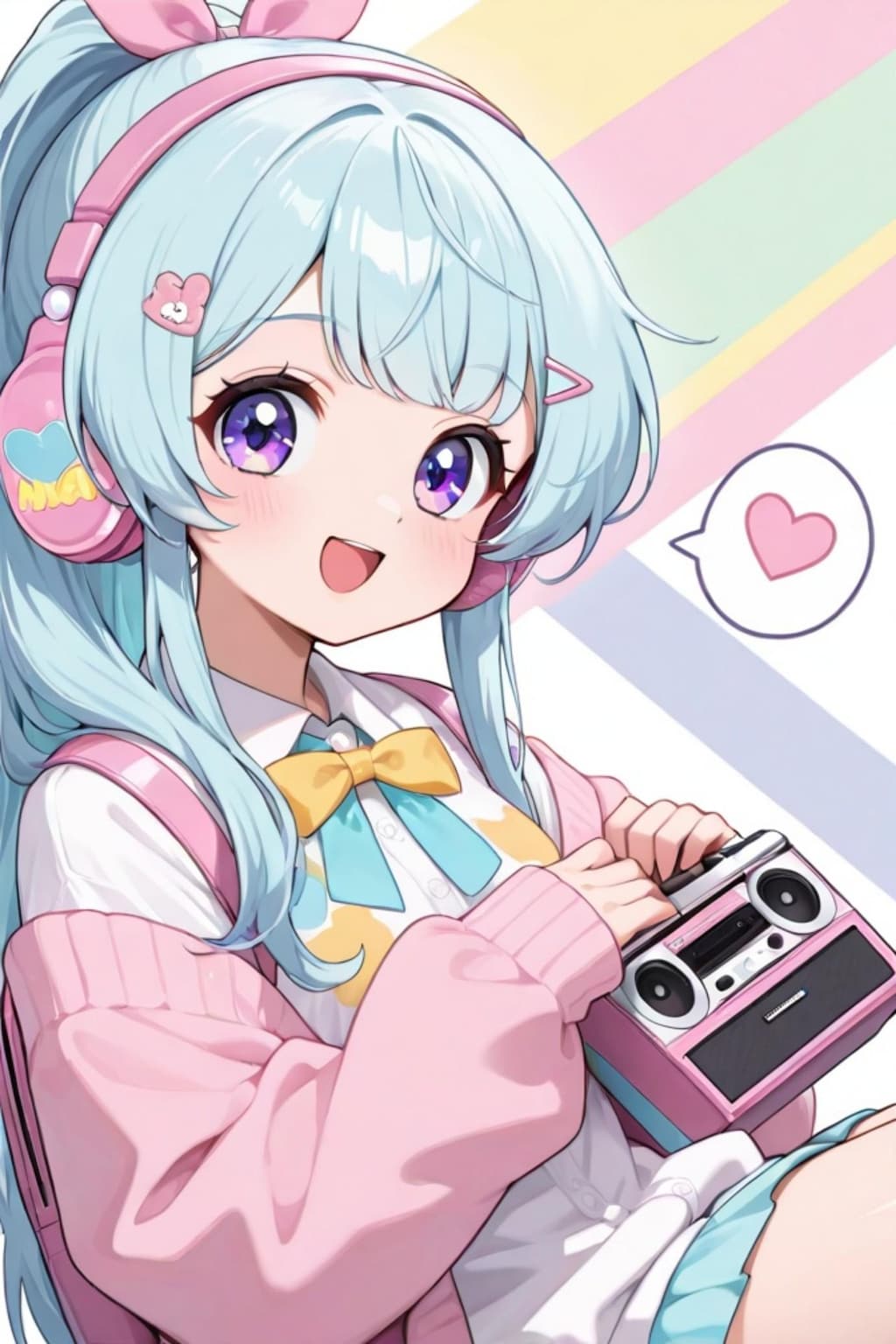 青髪ちゃん