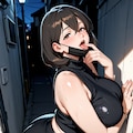 路地裏の熟女 3枚目