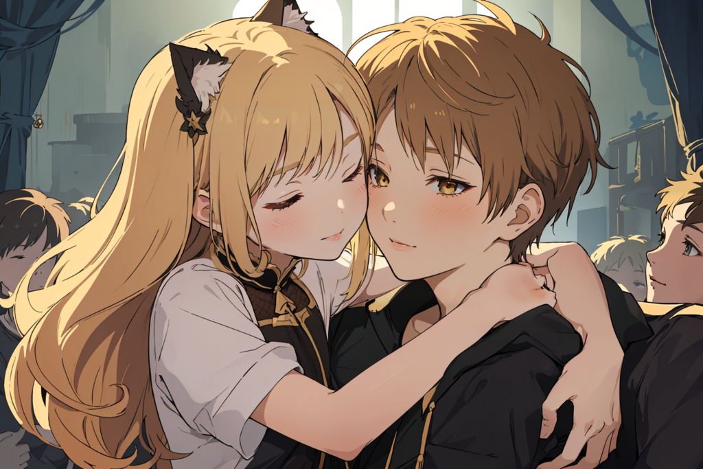 本日のガチャ(お題目：ハグ)