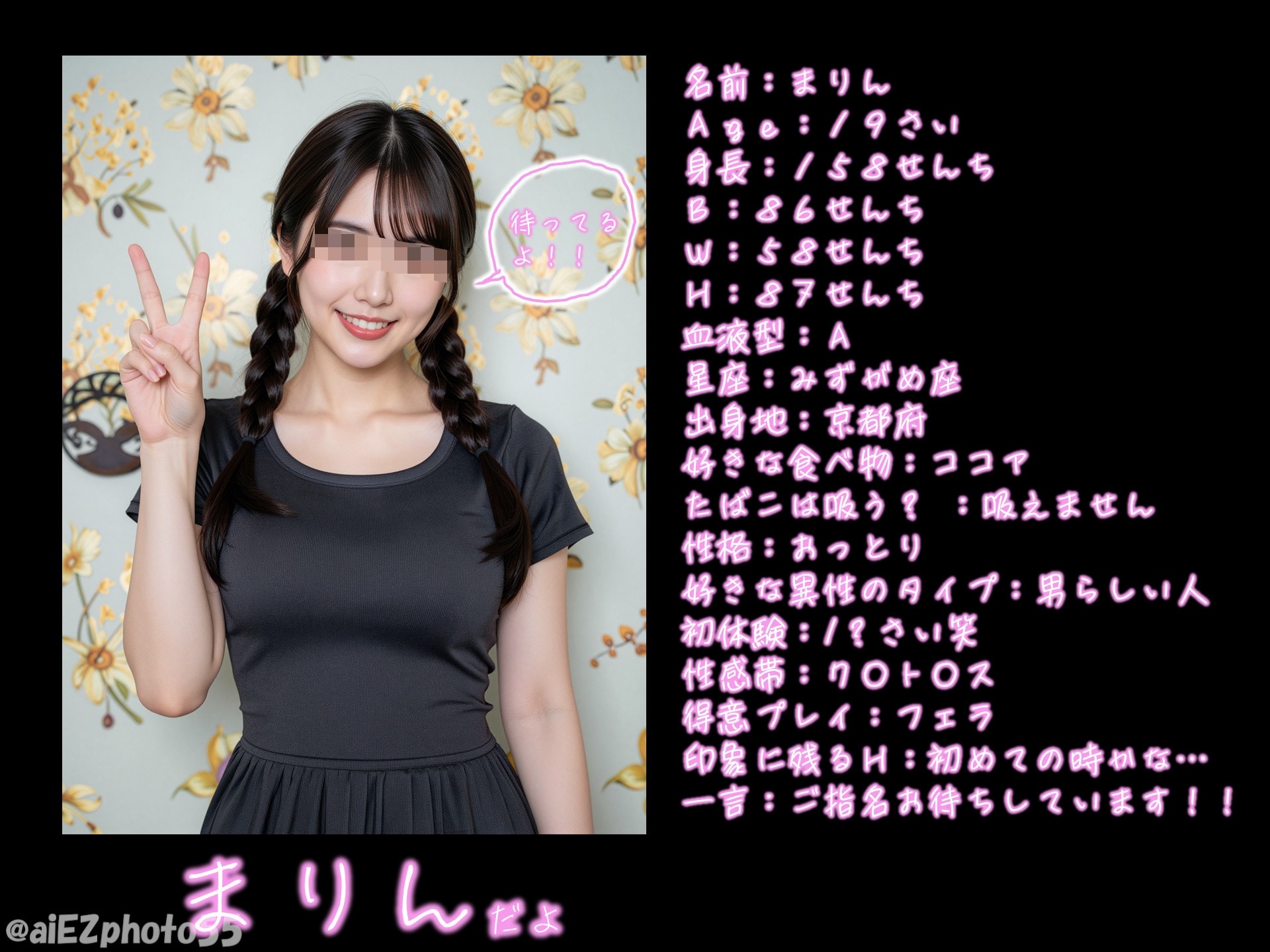 風俗嬢プロフィール１