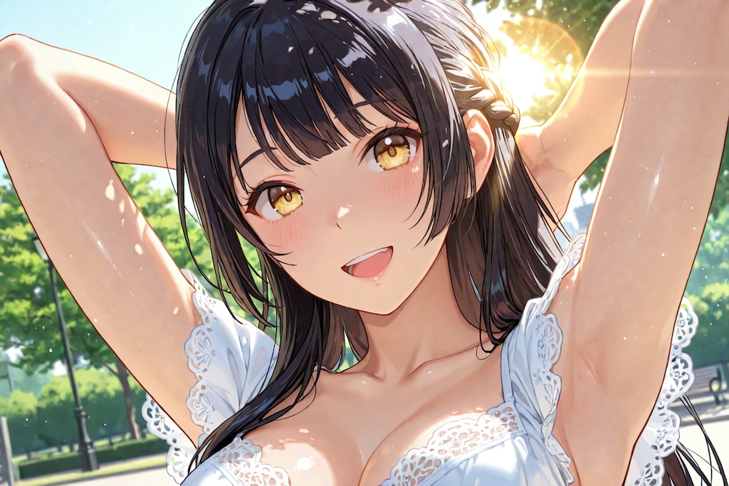【100チャレ】「いいお天気だからお散歩も気持ちいいね♪」