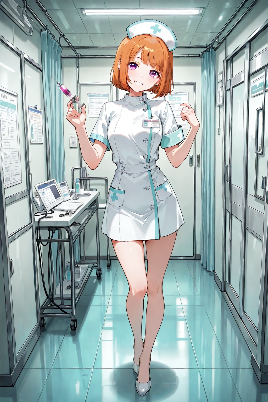 お注射しましょうね。