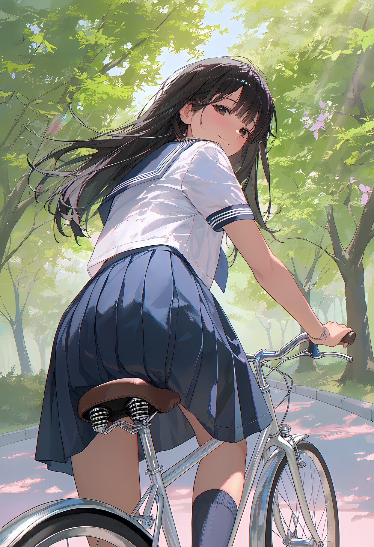 木立のなかで
