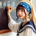 真珠の耳飾りのちちぷいスクールの少女 3枚目