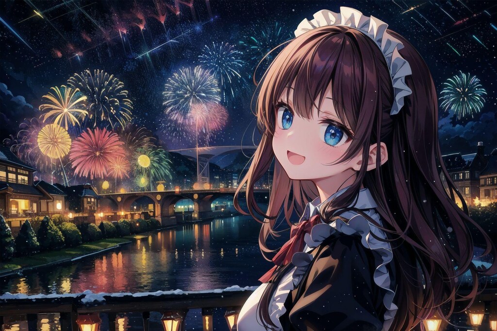 カウントダウン花火