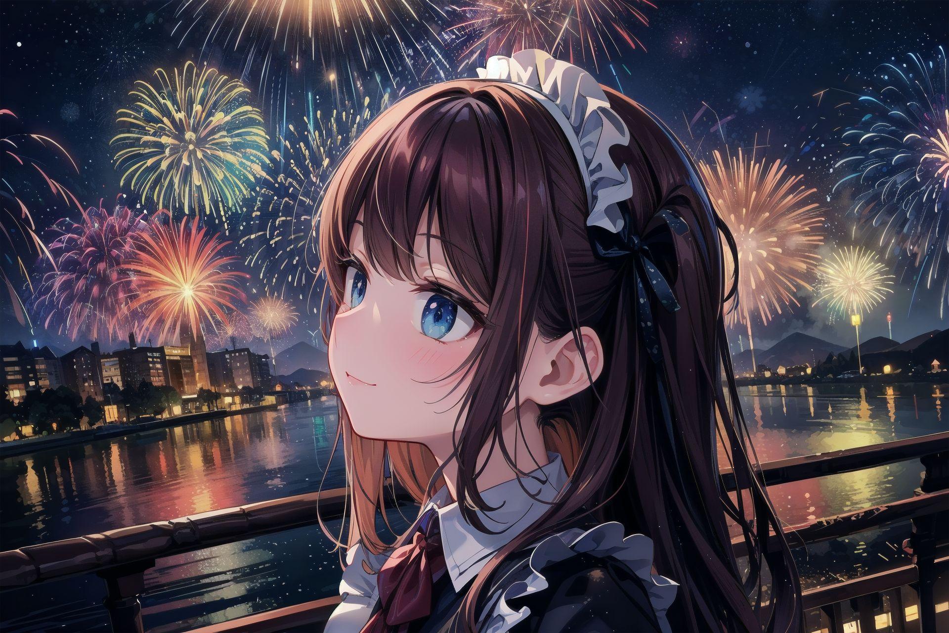 カウントダウン花火