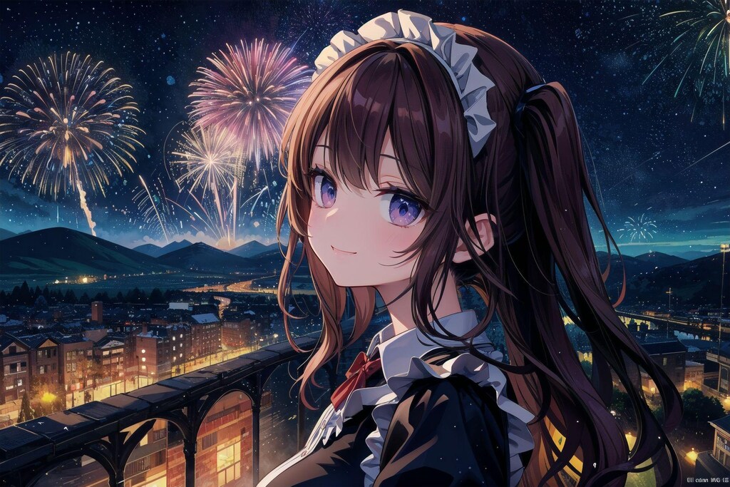 カウントダウン花火