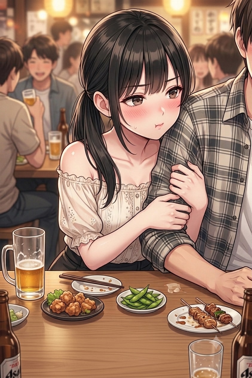 普段ツンツンしてるのに酔うとデレる後輩