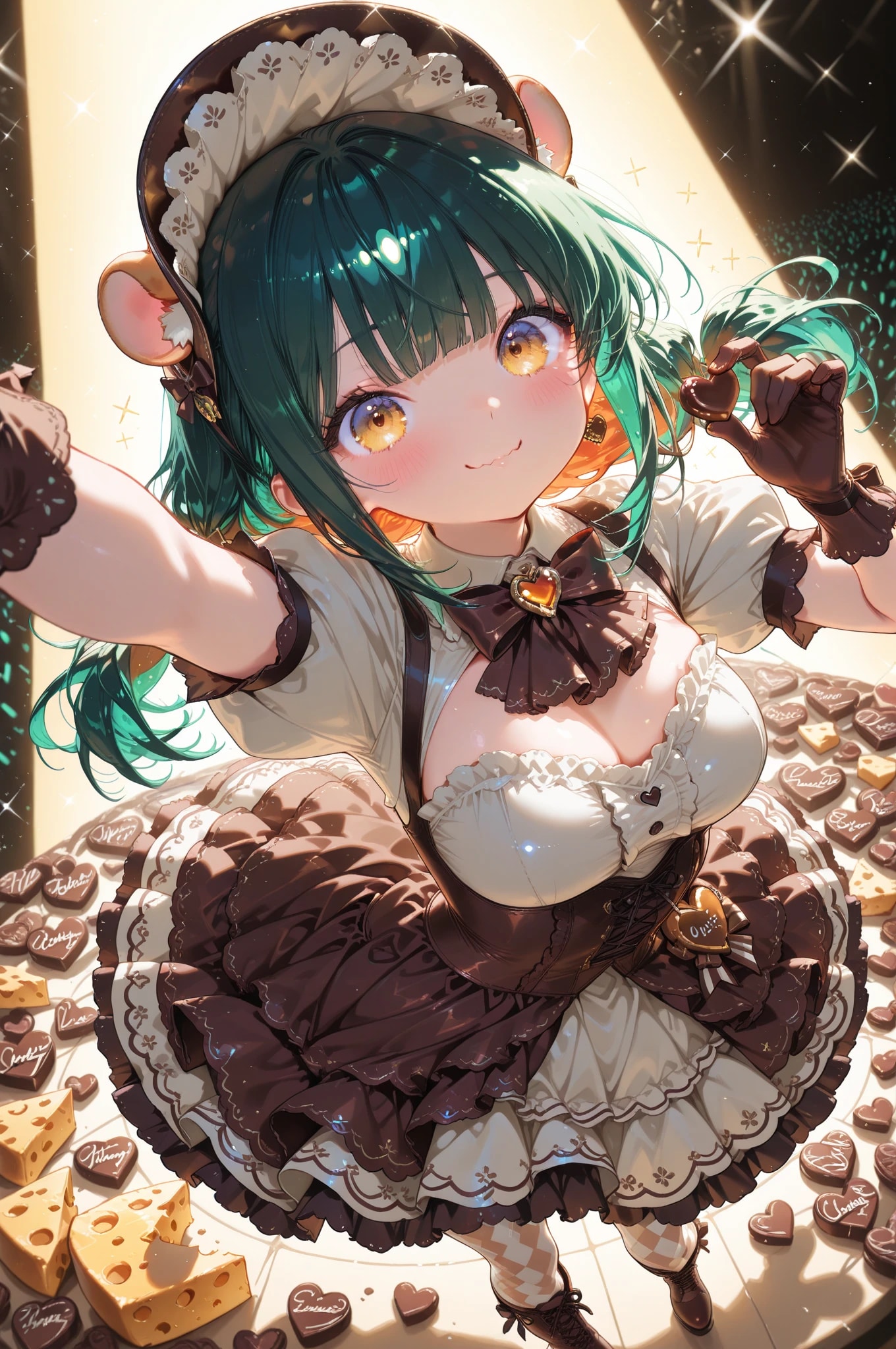 チョコっと食べながら歌っていいですかっ？ | の人気AIイラスト・グラビア