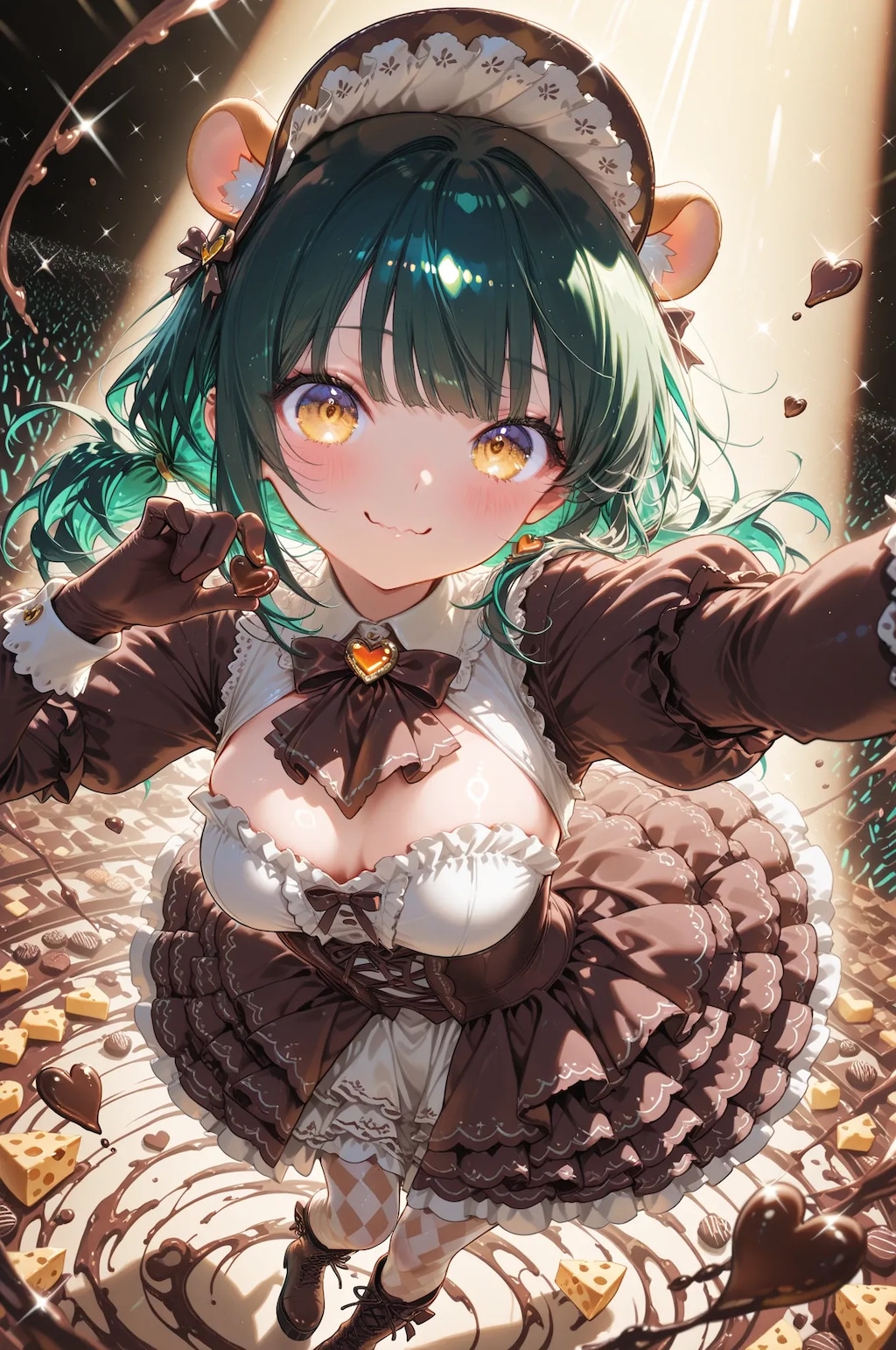 チョコっと食べながら歌っていいですかっ？