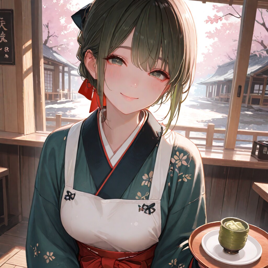 茶屋の給仕係
