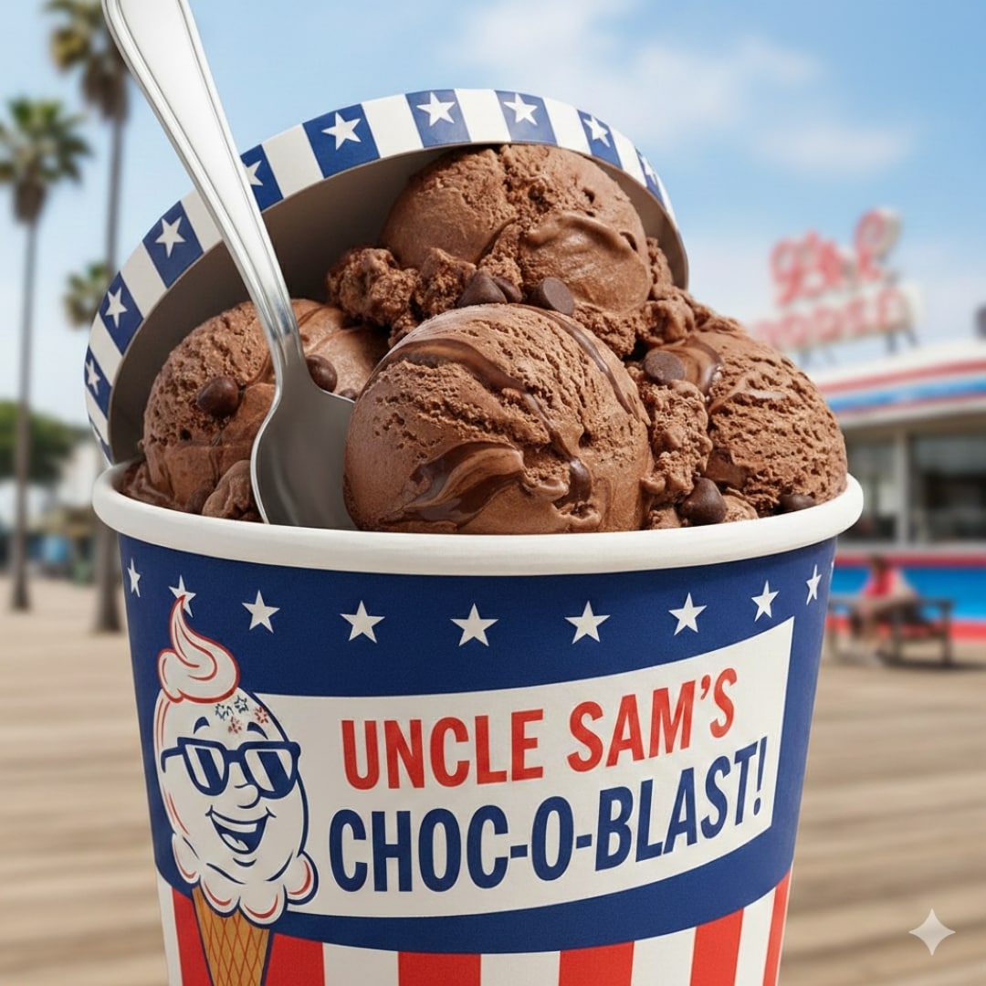 【チョコレートアイス】アメリカのクソガキが抱えて食ってそうなやつw | の人気AIイラスト・グラビア