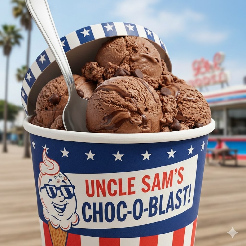 【チョコレートアイス】アメリカのクソガキが抱えて食ってそうなやつw