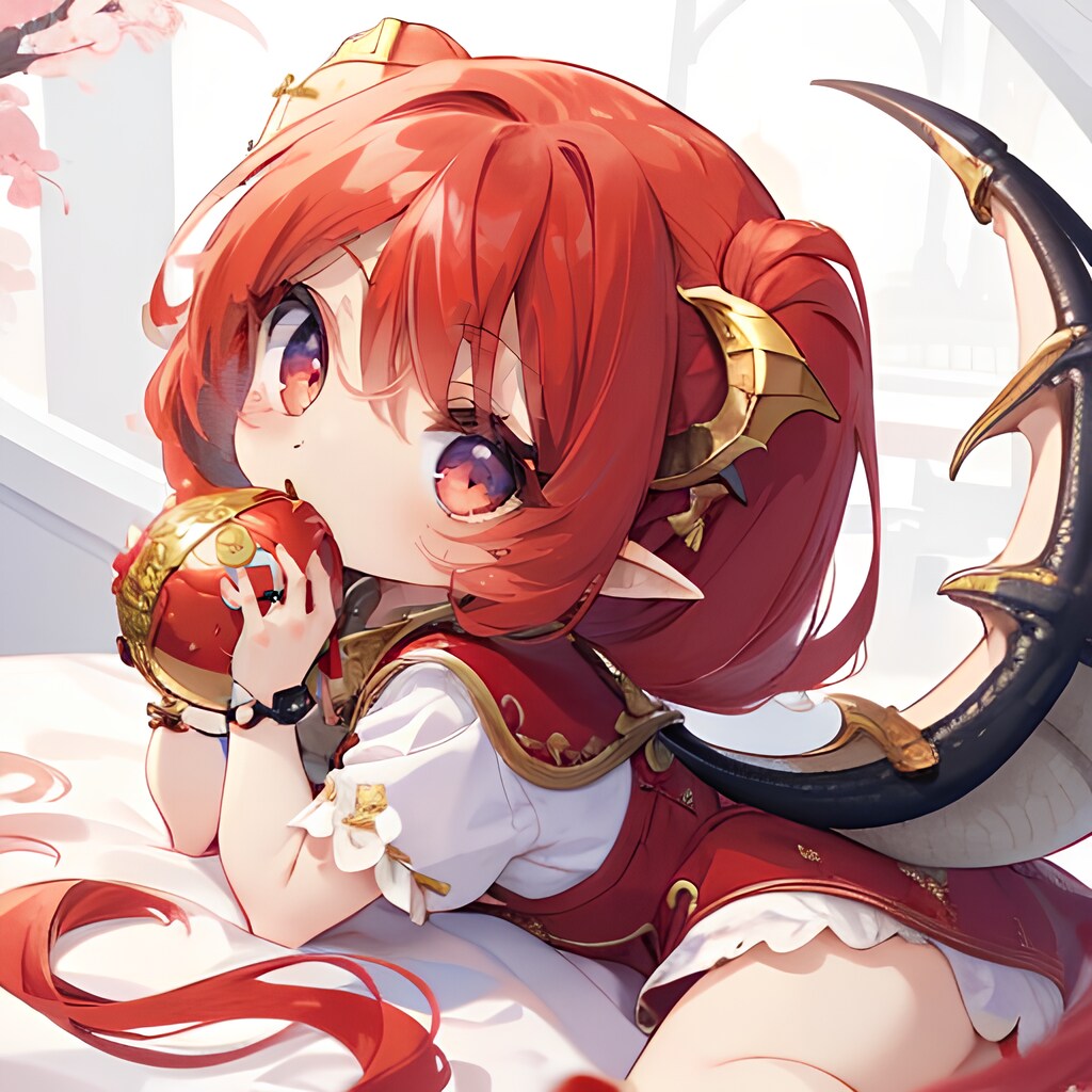 甘えん坊のドラゴン娘