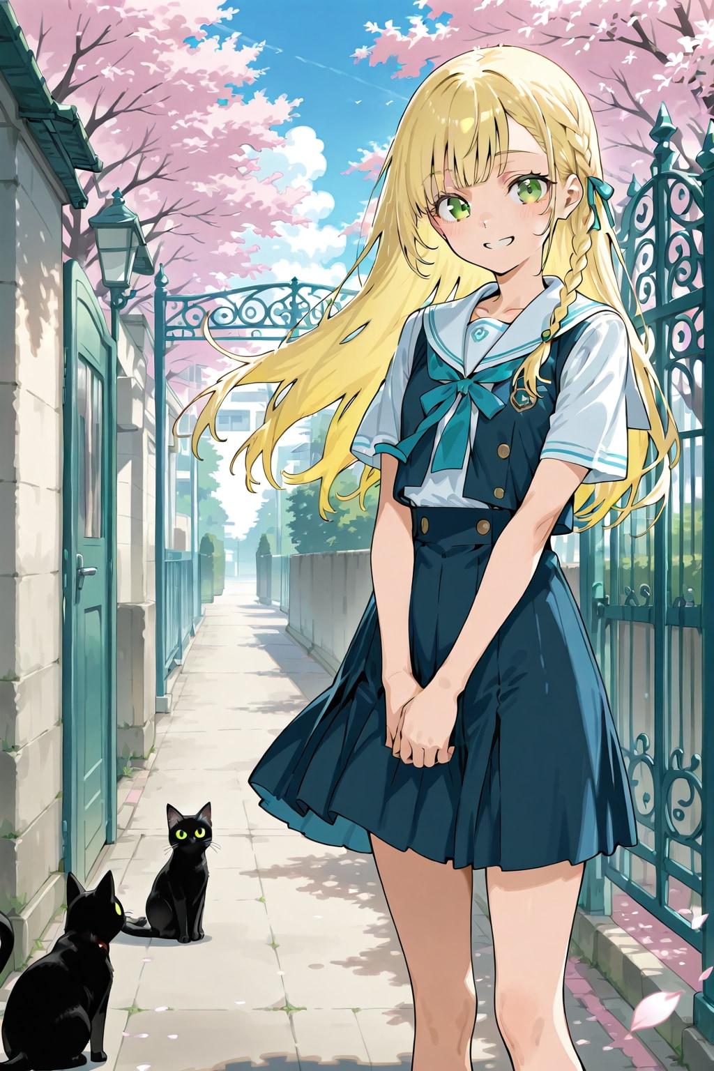 入学早々、道に迷いましたわ💦