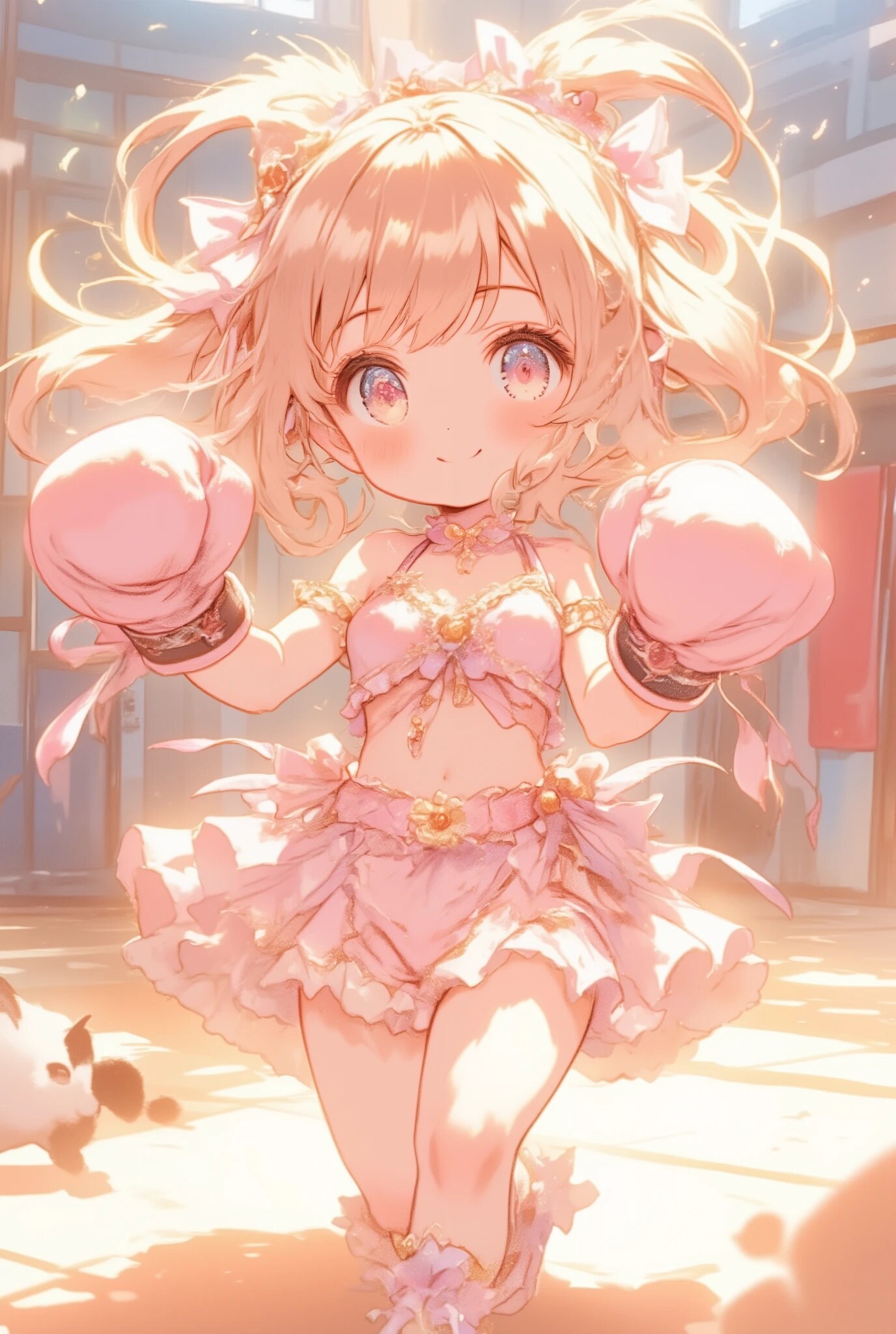 フリフリちゃんのボクシング