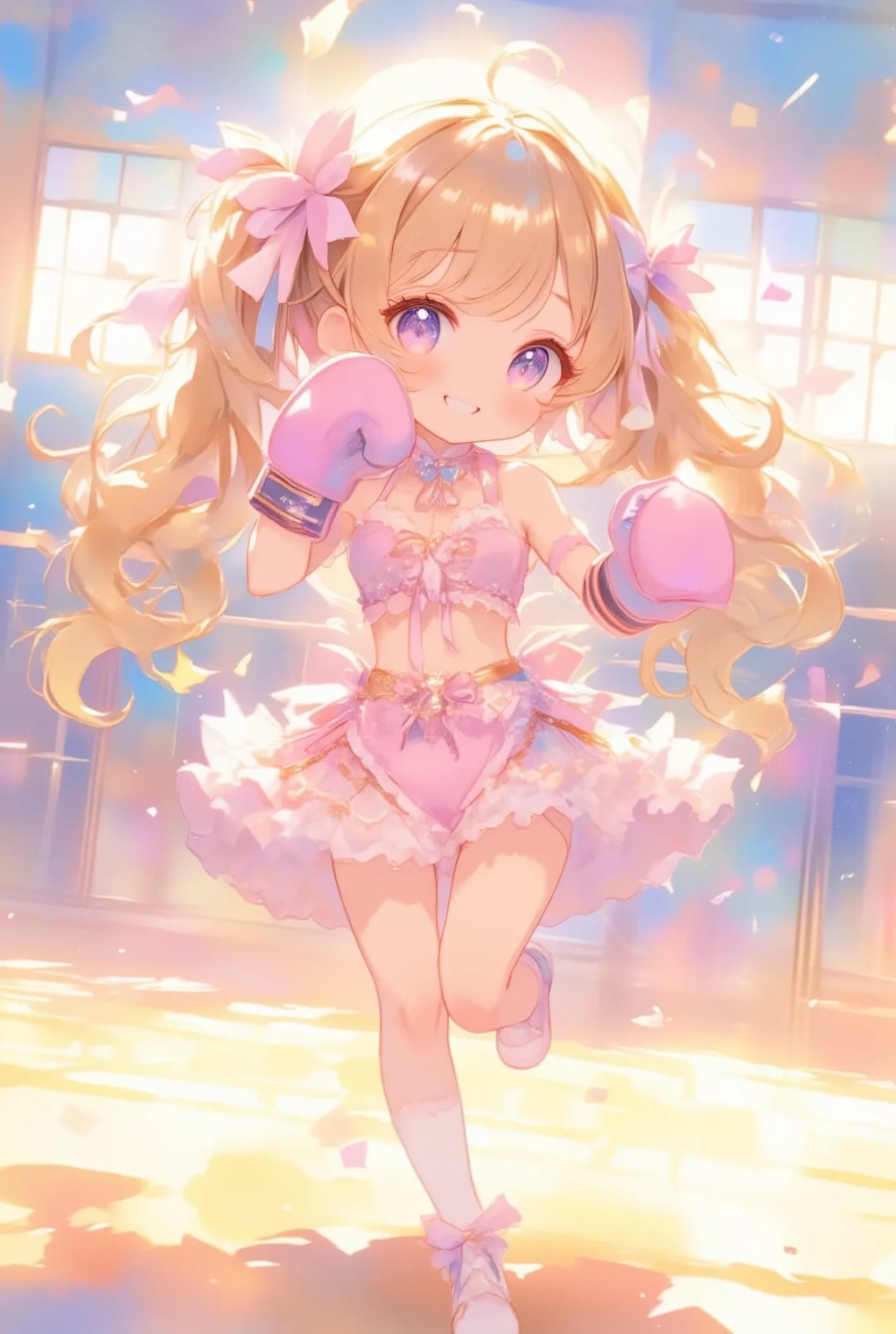 フリフリちゃんのボクシング