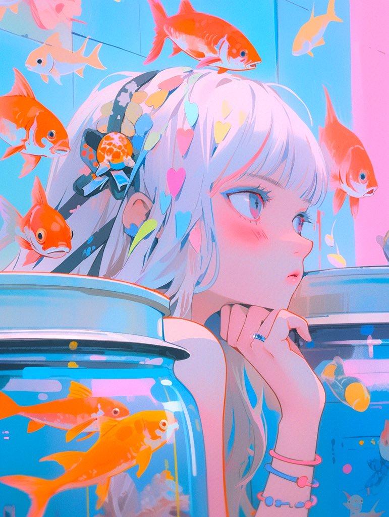 コイする女の子