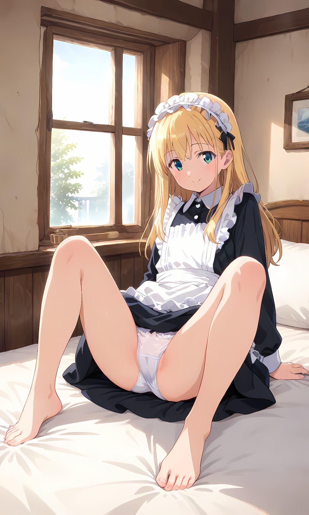 ご主人様…お休みの日だからって、まだ、お昼間ですよ//