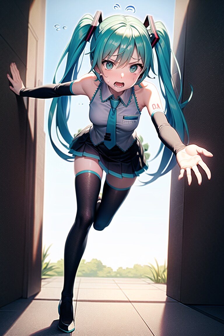 ミクさんをコケさしてみた