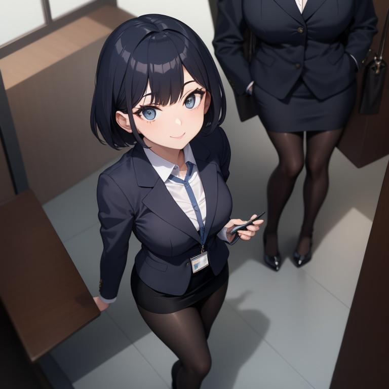 防犯カメラにドヤ顔する新人ちゃん