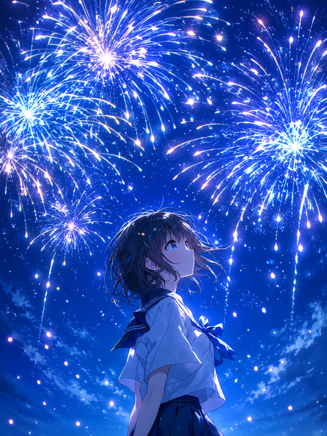 夏が、空いっぱいに咲いた