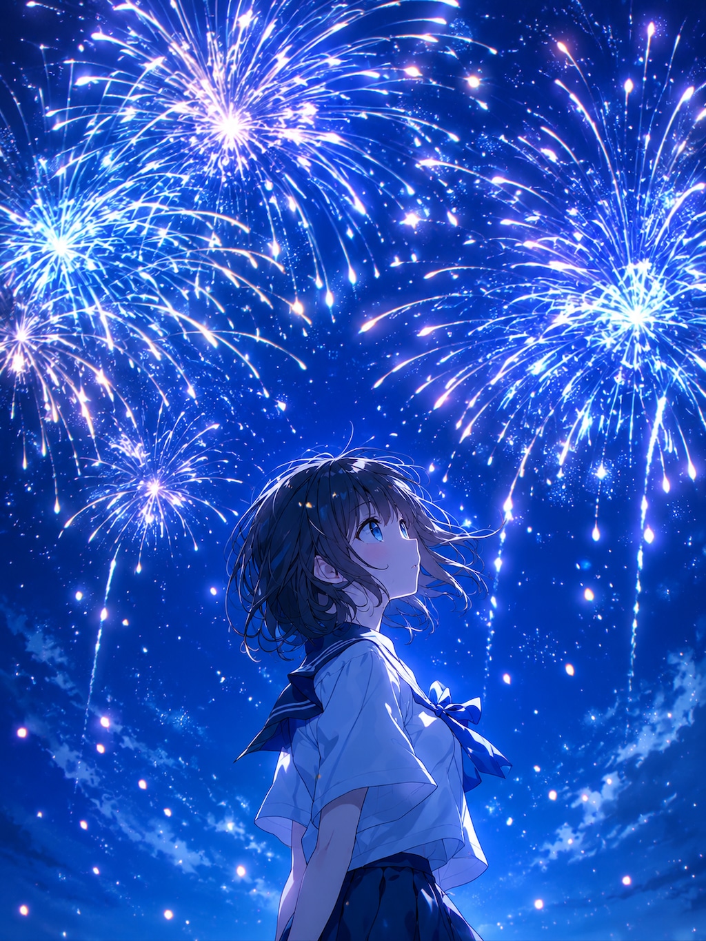 夏が、空いっぱいに咲いた
