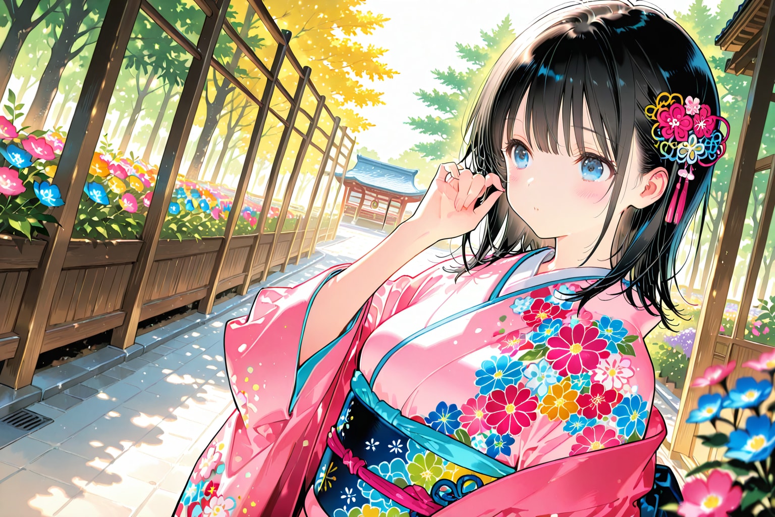 晴れ着(PHOENIX)(13) | の人気AIイラスト・グラビア