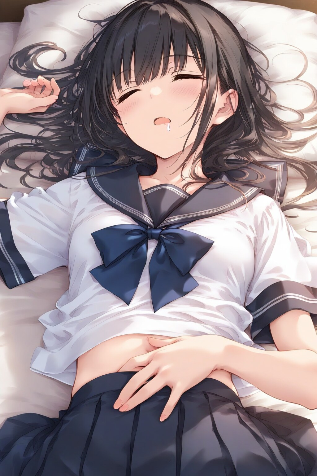 幼馴染の寝顔 | の人気AIイラスト・グラビア