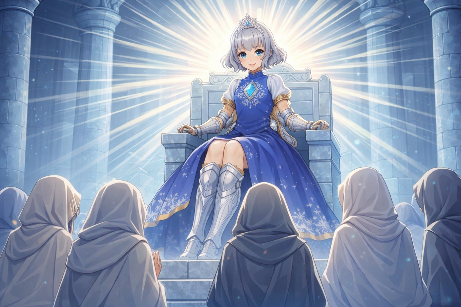 神殿でのお勤め | の人気AIイラスト・グラビア