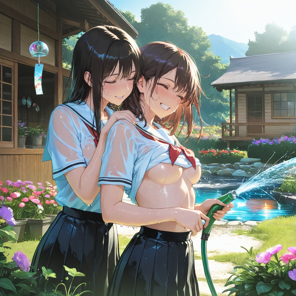初夏の水